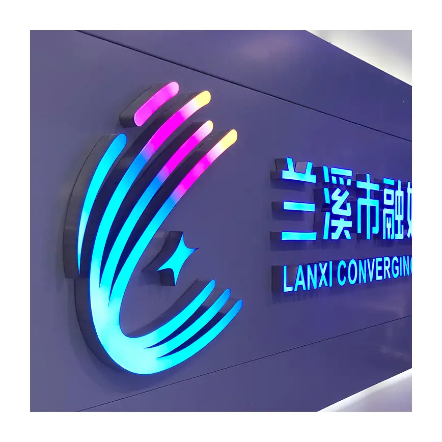 Fashion New 3D Signage Hotel Led Letter Office Indoor and Outdoor Acrylic Signage