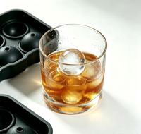 Moules à glaçons en silicone personnalisés, 8 boules, grande sphère, sans BPA, pour whisky, cocktails, usage domestique et cuisine