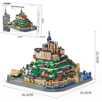 Wange 6233 Mont Saint-Michel – Blocs de construction créatifs, modèle éducatif en plastique, ensemble de jouets de construction, collection de jouets