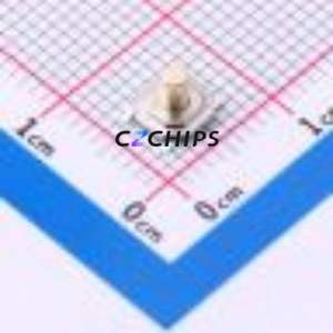 HX TS5240A 250gf Tactile Switch SMD-4P,5.2x5.2mm Switch Single Pole Single Throw Round Button 2.5N Vertical Mount - Product Image 1