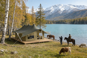 Série Moor : Tente de glamping de luxe pour safari |   Nouvelle solution d'hébergement hôtelier haut de gamme - Product Image 5