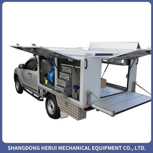 Auvent de camionnette polyvalent et robuste avec pieds de support et barre de toit pour camions à cabine simple et utilisation en camping en plein air - Product Image 6