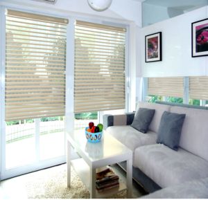 Nhà máy thực hiện điều khiển thông minh cơ giới màn ánh sáng Lọc cửa sổ con lăn Shades thanh lịch Sheer rèm cửa - Product Image 2