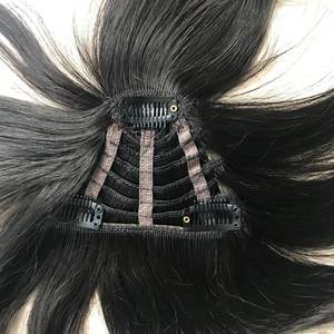 <span class=keywords><strong>Frange</strong></span> de perruque en <span class=keywords><strong>cheveux</strong></span> humains naturels, bouclée, facile à poser, haute simulation, forme triangulaire, peut être permanentée et teinte - Product Image 3