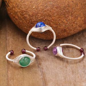 Женское кольцо с натуральным камнем - Product Image 1