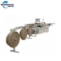 Welldone Machine automatique à noyau de tissu Enrouleur de noyau de pulpe de bambou Enrouleur certifié CE Petite machine d'usine de tissu