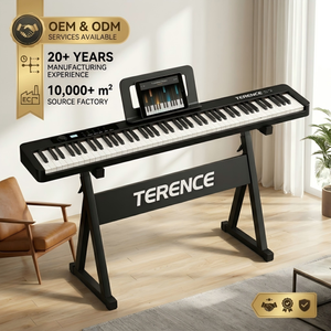 Clavier de piano moderne X88d à 88 touches avec écran LCD et fonction d'enregistrement pour les services religieux, la formation et les instruments de musique - Product Image 1