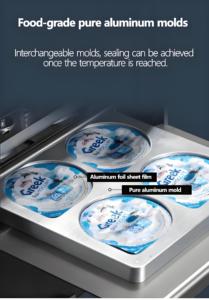 Chất lượng cao tay Báo Chí nhựa cốc nhỏ niêm phong máy nhôm lá gói sữa chua nước tương cốc Hướng dẫn sử dụng máy - Product Image 4