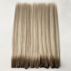 Extension per Capelli 100% Umani Remy, Punte Spesse, Doppio Filamento, Cuticola Intatta, Extension Genius Weft, Quanto Costano per Capelli Completi - Product Image 5
