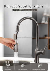 <span class=keywords><strong>Grifo</strong></span> De Cocina moderno De lujo De alta calidad fregadero <span class=keywords><strong>grifo</strong></span> De Cocina monomando mezclador De agua fría y caliente para hoteles hospitales - Product Image 4