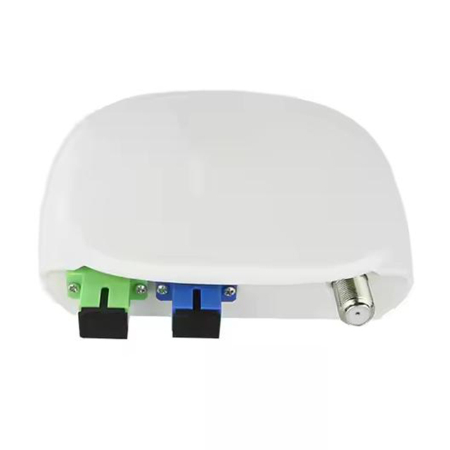 Mini Indoor Fiber Optic Equipment Passive FTTH AGC CATV Optical Receiver CATV Filter Node Cable TV for Indoor Use