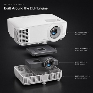 <span class=keywords><strong>Proyector</strong></span> BenQ MH560C de 3600 Lúmenes, 1080P Full HD DLP, Contraste de 15000:1, para Salas de Reuniones Empresariales - Product Image 4