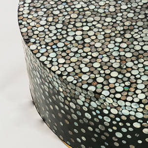 Table basse en nacre de haute qualité conception OEM personnaliser décor fait à la main meubles de maison de l'usine du Vietnam directement - Product Image 5