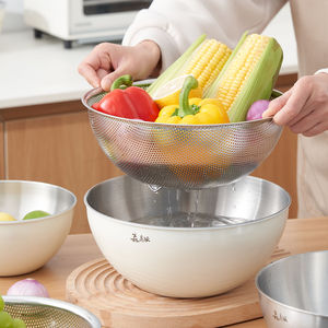 Moritaka Faction Fregadero de Cocina Multifuncional de Acero Inoxidable 304 con Cesta de Drenaje para Lavar Verduras y Tazón para Ensaladas para Encimera - Product Image 4