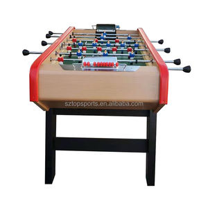 Mesa de Futbolín Topsports de 60 Pulgadas, Estilo Francés, MDF, Color Madera Natural, Campo de Juego de 12 mm, Personalizable para Adultos y Niños, para el Hogar - Product Image 4