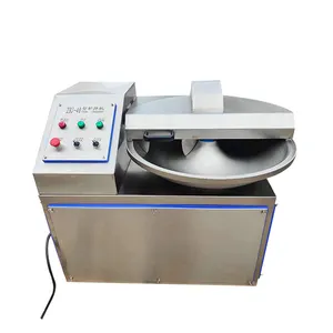 5 years guarantee meat vegetable minced meat fish sausage electric hamburger meat bowl cutter chopper machine small price