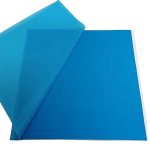 Custom Size Blue Thermal Conductive Silicone Pad <b>Rubber</b> Product for LED Computer Graphics Card GPU CPU Processing Cutting - Product Image 1