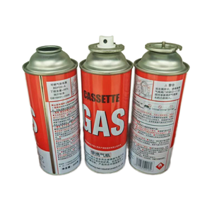Özel Logo serigrafi teneke silindir Aerosol teneke kutu bütan sıvılaştırılmış gaz sobası Blowtorch ambalaj seyahat-hazır - Product Image 2
