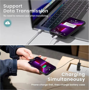 Étui de chargeur <span class=keywords><strong>externe</strong></span> sans fil à haute capacité avec <span class=keywords><strong>batterie</strong></span> Li-polymère à charge rapide magnétique portable 15W pour <span class=keywords><strong>iPhone</strong></span> 15/14/<span class=keywords><strong>13</strong></span> <span class=keywords><strong>Pro</strong></span> - Product Image 4