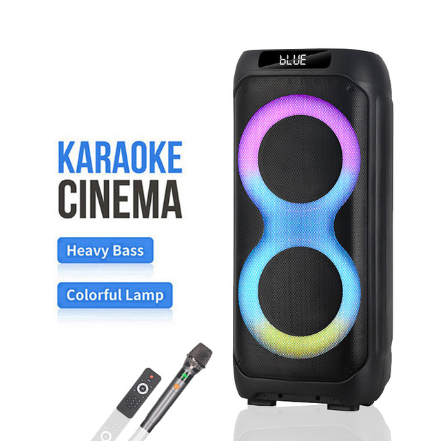 JBR-8820 Active Led Light Home Theatre Wireless Stage Party Dj Karaoke Subwoofer Multimedia Speaker
