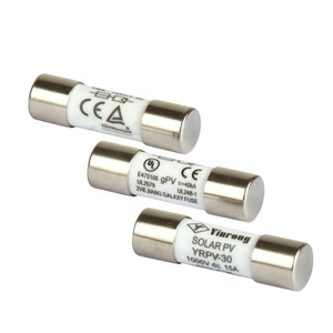 GALAXY YRPV-30 30A 1500VDC Keramik-PV-Sicherung mit Ultrahohem Abschaltvermögen 20kA Zeitverzögerung für Mobiltelefon-Solaranlagen - Product Image 1