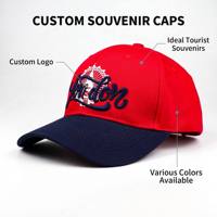 Gorra de Béisbol Ajustable de Tela con Bordado de Logotipo Personalizado, Souvenir Turístico de Dinamarca