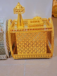 Juego de mesa de centro etíope Rekebot con soporte Jebena, diseño inspirado en el <span class=keywords><strong>Palacio</strong></span> dorado, decoración elegante para el hogar y el <span class=keywords><strong>café</strong></span> - Product Image 4