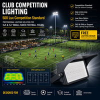 Projecteur LED haute puissance pour terrain de football 250W 500W IP65, étanche, extérieur, haute luminosité, éclairage sportif pour stade