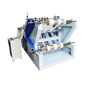 Automatic PLC Controlled Roll Paper rewinder Film Slitting and Rewinding Machine