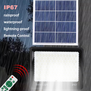 Điều khiển từ xa 100W không thấm nước dẫn lũ ánh sáng IP67 đánh giá ngoài trời năng lượng mặt trời lũ đèn cho sân vườn An ninh ánh sáng với sân - Product Image 2