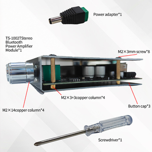 Bo mạch khuếch đại âm thanh chuyên nghiệp TS-1002T tùy chỉnh, sử dụng tại nhà, công suất 100W*<span class=keywords><strong>2</strong></span>, điều chỉnh cao/thấp FM, công suất đầu ra 30W - Product Image 6