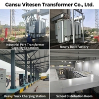 Transformateur triphasé immergé dans l'huile sur mesure, capacités 1250KVA/35KV, 400KVA, 630KVA, 50/60HZ, entrée 400V, sortie 2000KVA, boîtier en bois
