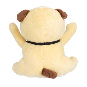 Peluche chien bouledogue assis mignon avec mains levées, grands yeux de dessin animé, chiot en peluche, jouet animal doux, cadeau pour enfants, décoration de la maison - Product Image 2