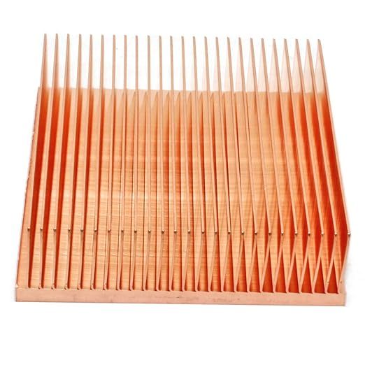 OEM Customized Skived Fin Copper Heat Sink High Density Cooling for Server CPUs