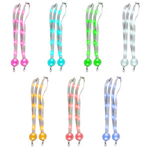 LED光ファイバーネックストラップランヤード防水モダンABS素材反射デザイン最高のランヤードサイズとテンプレート - Product Image 3