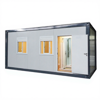 Maison conteneur préfabriquée mobile de 20 pieds, personnalisée en usine, résistante aux tremblements de terre, conception de maison conteneur en kit