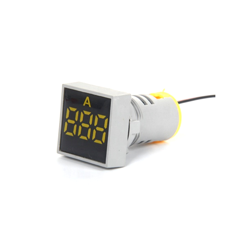 China Wholesale Custom Led Lights 22Mm Square Crystal Membrane Panel Indicator Ac 0-100A Digital Ammeter