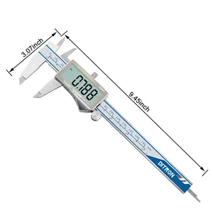 Pied à coulisse numérique 150mm outil de mesure de profondeur de haute précision avec grand écran LCD outil de mesure d'étrier pour bricolage ménage