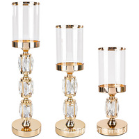 Nouveau cristal métal Vase porte-fleurs lustre de mariage pièce maîtresse pour Tables de réception fournitures de mariage