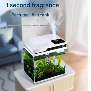 Pompe silencieuse en <span class=keywords><strong>verre</strong></span> 7 couleurs éclairage surveillance de la température diffuseur d'arôme humidificateur système de Filtration multicouche aquarium - Product Image 4