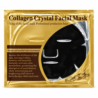 Masque facial en gelée de collagène doré format voyage, hydratant en profondeur et raffermissant, marque privée OEM/ODM en gros