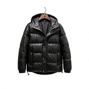 Chaqueta Acolchada de Cuello Alto para Hombre, Cierre de Cremallera, Estilo Casual, Calidad Premium - Product Image 1