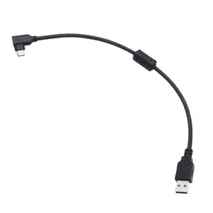 Support Custom High Quality OEM USB 3.1 Male TO USB 3.0 Male Black Jacket 3000MM Cable