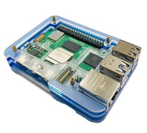 Himbeer <span class=keywords><strong>PI</strong></span> 5 Shell Transparente Aluminium legierung Kühler Kühlung Wärme ableitung lüfter Wärmeleitung platte Acryl schale - Product Image 3