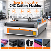 Couteau oscillant numérique automatique pour la découpe de néoprène, combinaisons de plongée, matériaux de surf et processus de production pour les sports nautiques