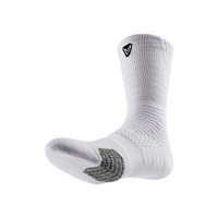 Chaussettes de sport personnalisées OEM pour équipes, faible MOQ 50 paires, tricotées, respirantes, séchage rapide, évacuation de l'humidité, course à pied, cyclisme, vente en gros en vrac