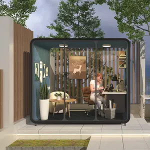 야외 조립식 컨테이너 하우스 방음 정원 포드 홈 오피스 포드