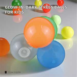 Bolas Antiestrés Unisex que Brillan en la Oscuridad, Bolas Luminosas Adhesivas para Pared, Ligeras, de Caída Lenta, Juguetes para Niños - Product Image 6