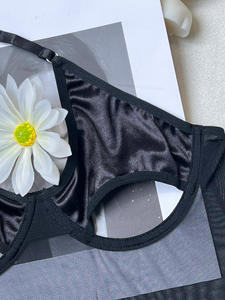 V507gloves Erotica See Through Bodysuit iç çamaşırı olmadan eldiven çorap dantel Intimates erotik iç çamaşırı kadın seksi örgü iç çamaşırı - Product Image 4