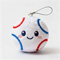 Mascotte de handball personnalisée en peluche, porte-clés en peluche personnalisé, pendentif en peluche en forme de handball pour les fans de sport et les cadeaux souvenirs d'événements